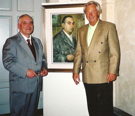 Mein Freund Carlo Sovilla, Maler aus Belluno/Italien und seinem Selbstbildnis